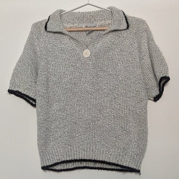 Partners by Mervyn Sweaters - Vintage Partners by Mervyns Collared Short Sleeve
